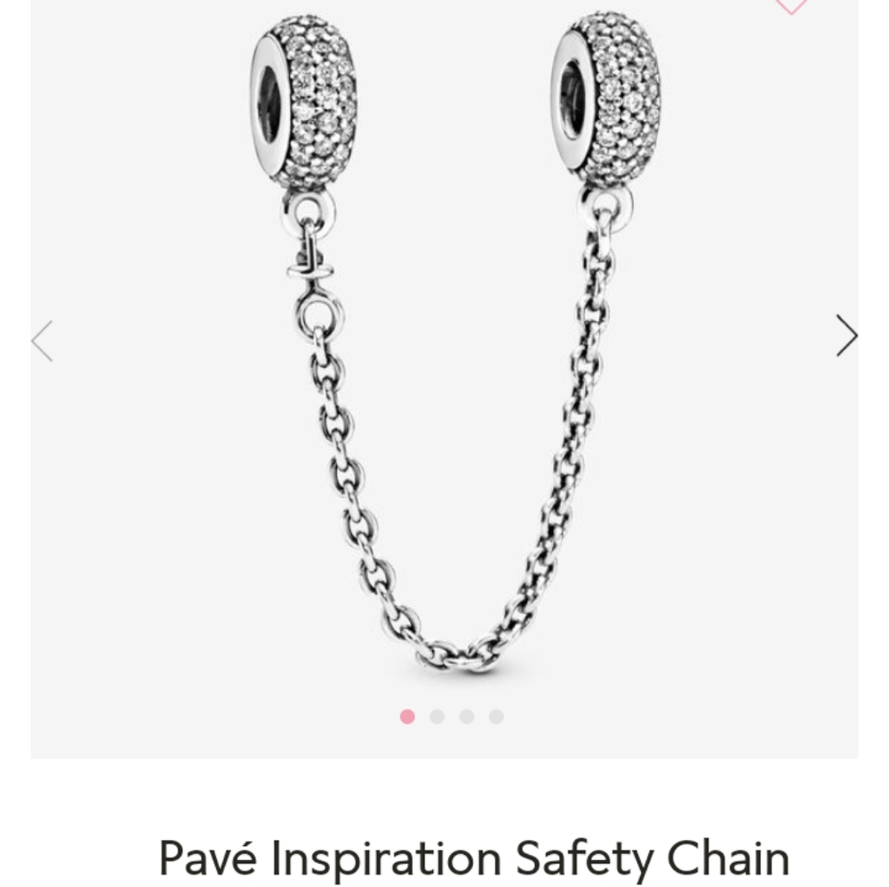 Pandora Pave Inspired Safety Chain